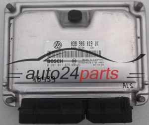 ECU CENTRALITA DE MOTOR VW VOLKSWAGEN POLO 1.9 TDI BOSCH 0 281 011 075, 0281011075, 038 906 019 JK, 038906019JK