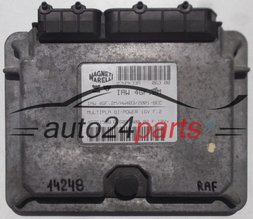 CALCULATEUR MOTEUR FIAT MULTIPLA BI-POWER MAGNETI MARELLI IAW 4GF.2M, IAW4GF2M, 46761568, 61600.400.02 F, 6160040002 F
