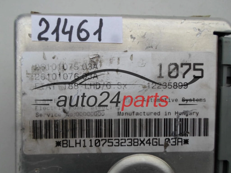 MODUL WSPOMAGANIA STEROWNIK FIAT PUNTO 12235899, 26101075 03A, 2610107503A 