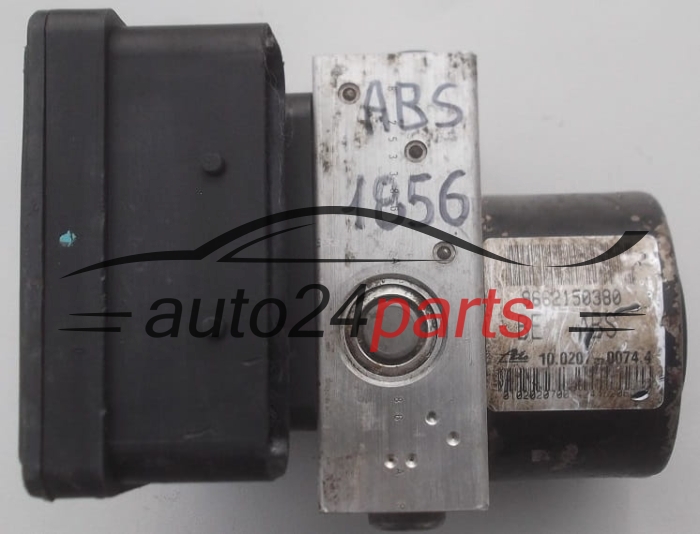 POMPE HYDRAULIQUE ET CALCULATEUR d'ABS CITROEN PEUGEOT 9662150380, ATE 10.0207-0074.4,  10.0970-1134.3