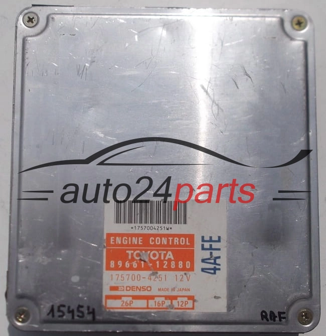 KOMPUTER STEROWNIK SILNIKA TOYOTA COROLLA DENSO 175700-4251, 1757004251, 89661-12880, 8966112880