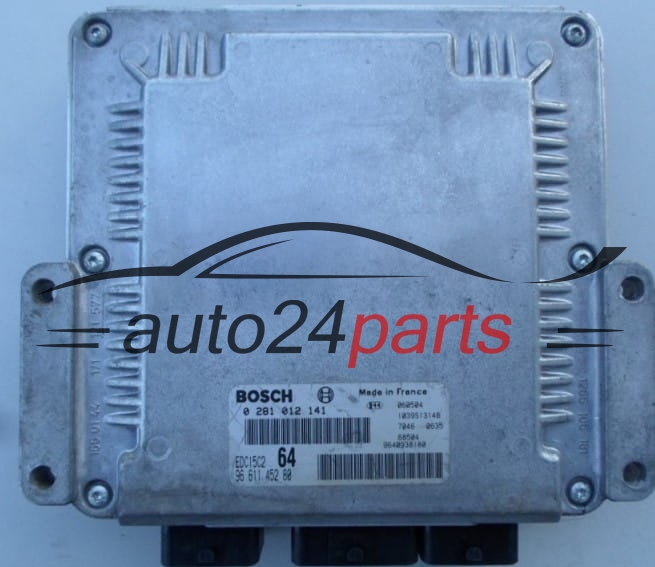 MOTORSTEUERGERÄT ECU STEUERGERÄT CITROEN PEUGEOT 2.2 HDI BOSCH 0 281 012 141, 96 611 452 80