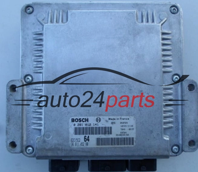 MOTORSTEUERGERÄT ECU STEUERGERÄT CITROEN PEUGEOT 2.2 HDI BOSCH 0 281 012 141, 96 611 452 80