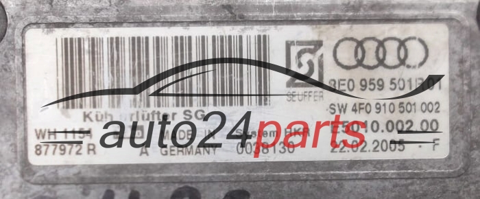 CENTRALKA STEROWNIK WENTYLATOROW AUDI A4 2.0 VALEO 8E0 959 501 R