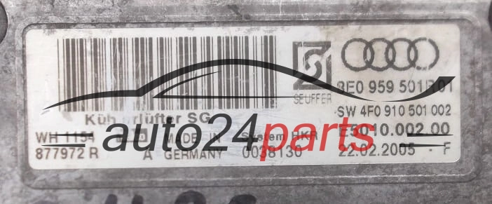 CENTRALKA STEROWNIK WENTYLATOROW AUDI A4 2.0 VALEO 8E0 959 501 R