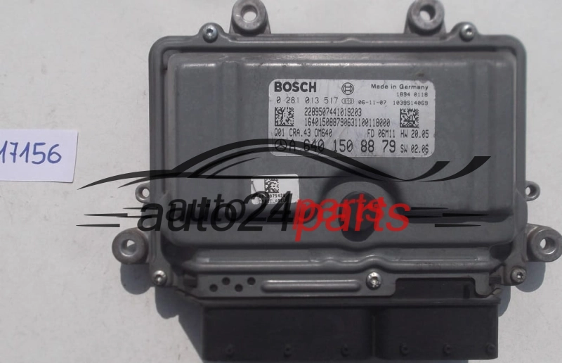MOTORSTEUERGERÄT ECU STEUERGERAT  BOSCH 0 281 013 517, 0281013517, A 640 150 88 79, A6401508879, 6401508879
