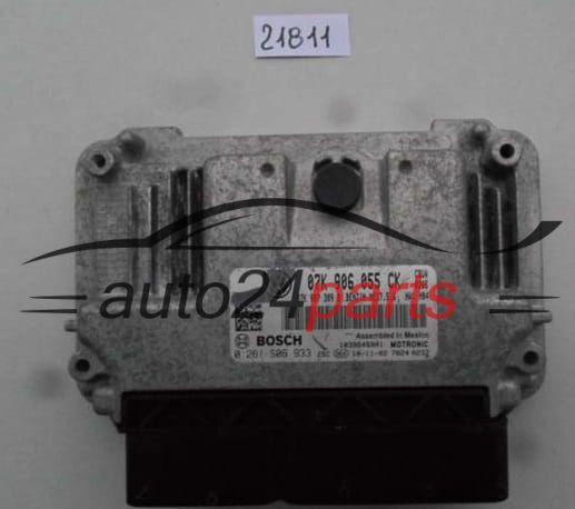 KOMPUTER STEROWNIK SILNIKA VW VOLKSWAGEN 2.5 L BOSCH 0 261 S06 933, 0261S06933, 07K 906 055 CK, 07K906055CK, ME17.5.6