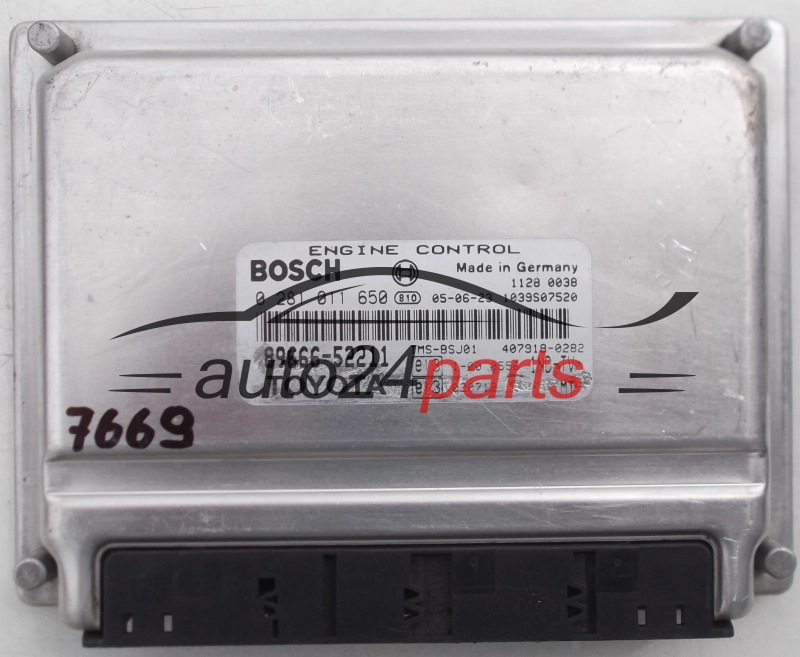 calculateur moteur pour toyota yaris, verso 1.4
