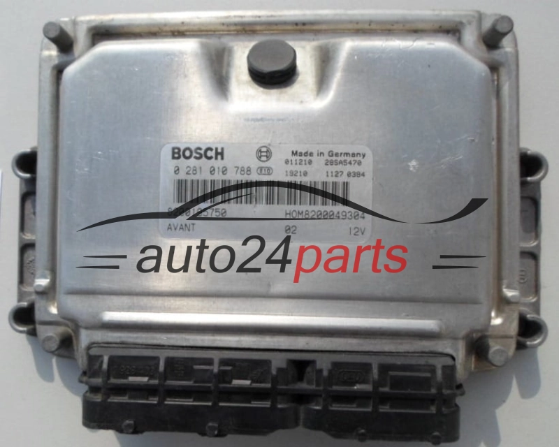 ECU CENTRALITA DE MOTOR  RENAULT CLIO MEGANE 1.9 DTI BOSCH 0 281 010 788