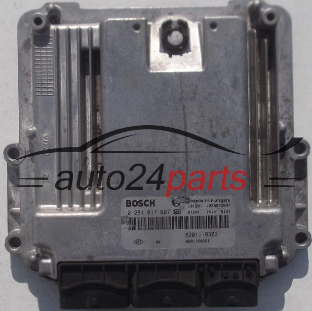MOTORSTEUERGERÄT ECU STEUERGERÄT RENAULT ESPACE 2.0 DCI BOSCH 0 281 017 607