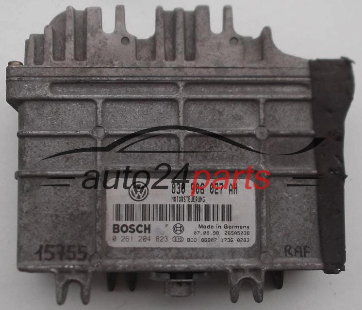 KOMPUTER STEROWNIK SILNIKA VW VOLKSWAGEN SEAT BOSCH 0 261 204 823, 0261204823, 030 906 027 AH, 030906027AH