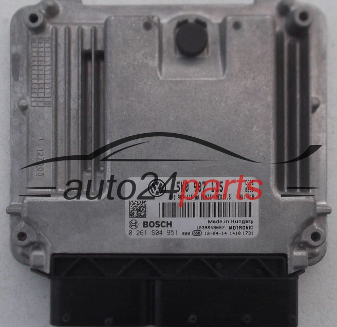 CALCULATEUR MOTEUR VOLKSWAGEN GOLF BOSCH 0 261 S04 951,  5K0 907 115