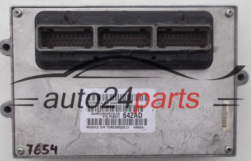 CALCULATEUR MOTEUR CHRYSLER GRAND CHEROKEE MOTOROLA 04A049DQQEZJ, P56041 642AD, P56041642AD, 642AD, WB4AA
