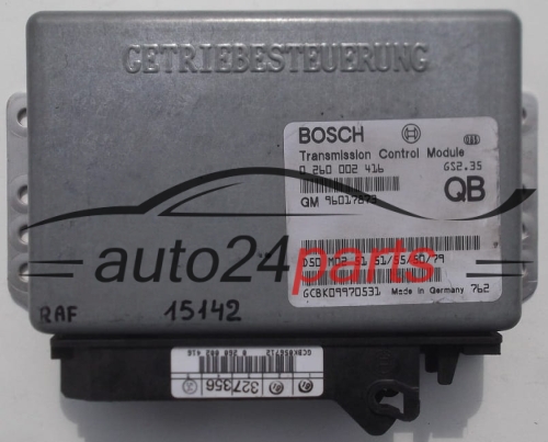 CENTRALITA ECU CAJA DE CAMBIOS AUTOMATICA OPEL OMEGA 2.0 BOSCH 0 260 002 416, GM 96017873 QB