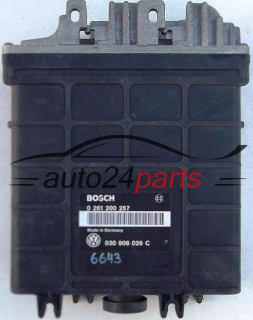 KOMPUTER STEROWNIK SILNIKA VOLKSWAGEN GOLF VENTO 1.4 BOSCH 0 261 200 257