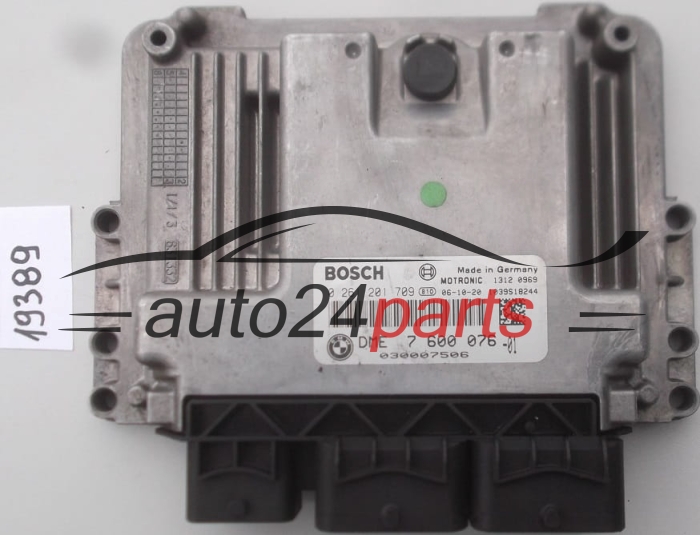 KOMPUTER STEROWNIK SILNIKA MINI COOPER 1.6 BOSCH 0 261 201 709, 0261201709, DME 7 600 076, DME7600076, 7600076
