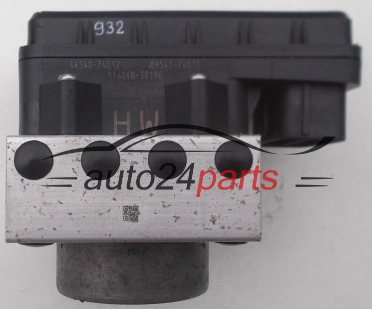 ABS POMPA I STEROWNIK TOYOTA ADVICS 44540-74012,  89541-74012,  116040-30190
