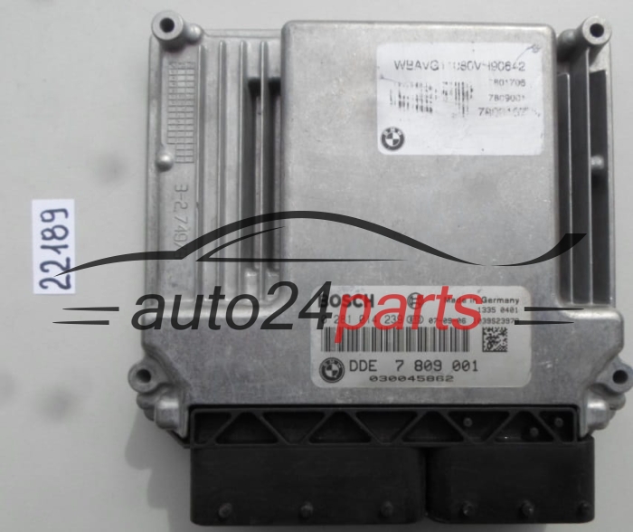 KOMPUTER STEROWNIK SILNIKA BMW X3 118 E87 E90 BOSCH 0 281 014 239, 0281014239, DDE 7 810 001, 7810001