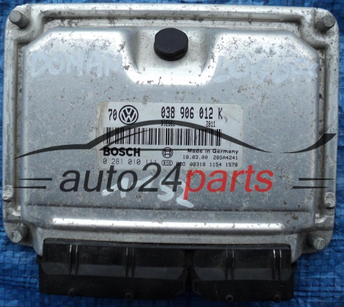 calculateur moteur pour vw volkswagen golf, bora 1.9 tdi