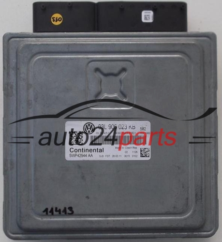 MOTORSTEUERGERÄT ECU STEUERGERAT VW VOLKSWAGEN CONTINENTAL 5WP42944 AA