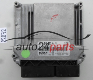 MOTORSTEUERGERÄT ECU STEUERGERAT MERCEDES VITO BOSCH 0 281 011 789, 0281011789, A 646 153 04 91, A6461530491, CR3.31