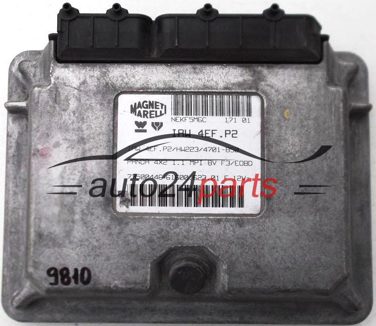 KOMPUTER STEROWNIK SILNIKA FIAT PANDA 1.1 8V, IAW 4EF.P2, IAW4EFP2, 61600.623.00 F, 6160062300F, IAW 4FE.P2/HW203/4502-843, IAW4EFP2HW2034502843 