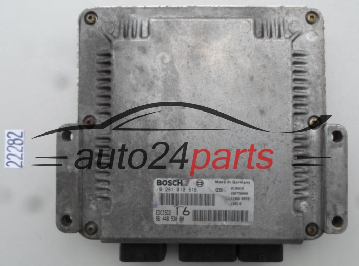 KOMPUTER STEROWNIK SILNIKA CITROEN JUMPY BOSCH 0 281 010 816, 0281010816, 96 443 530 80, 9644353080