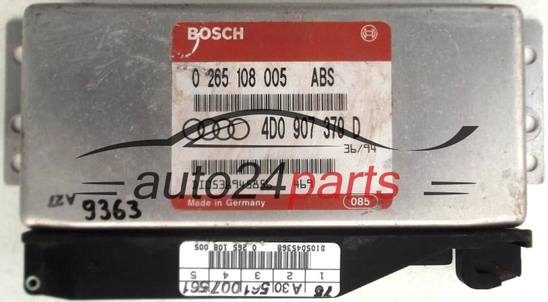 4D0907379D, 4D0 907 379 D, BOSCH 0265108005, 0 265 108 005