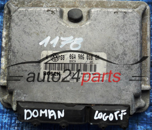 MOTORSTEUERGERÄT ECU STEUERGERÄT VW VOLKSWAGEN GOLF 2.0 06A906018GM, BOSCH 0261206921
