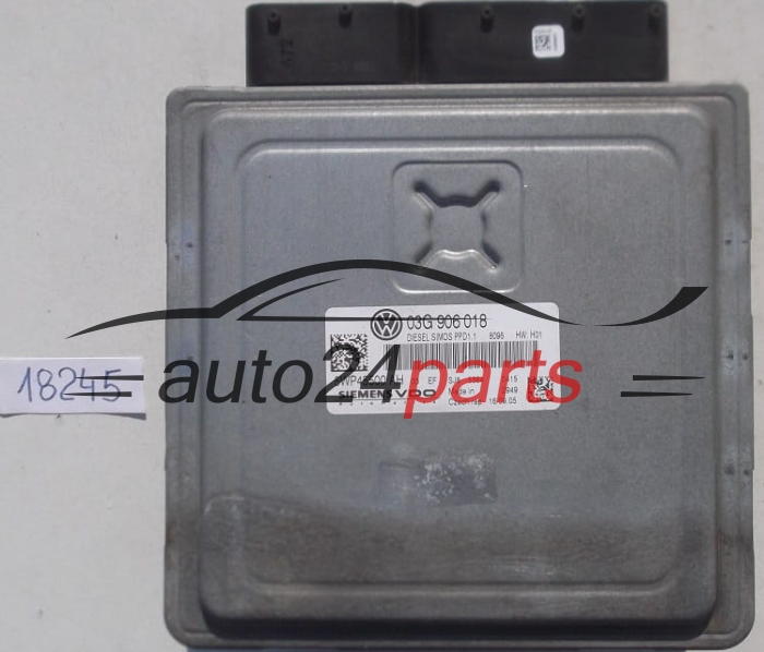 KOMPUTER STEROWNIK SILNIKA VOLKSWAGEN PASSAT 2.0 TDI SIEMENS VDO 5WP45500 AH, 5WP45500AH, 03G 906 018, 03G906018, DIESEL SIMOS PPD1.1