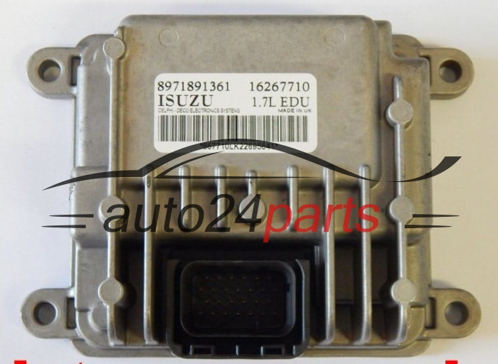 KOMPUTER STEROWNIK POMPY WTRYSKOWEJ EDU OPEL 1.7 DTI ISUZU 8971891361, Delphi Delco 16267710