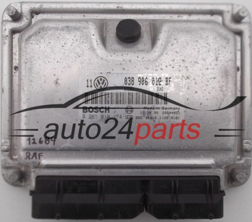 MOTORSTEUERGERÄT ECU STEUERGERAT VW VOLKSWAGEN GOLF BOSCH 0 281 010 174, 0281010174, 038 906 012 BF, 038906012BF 