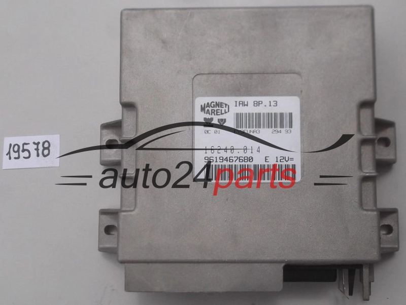 KOMPUTER STEROWNIK SILNIKA CITROEN PEUGEOT MAGNETI MARELLI IAW 8P.13,  16240.014,  9619467680