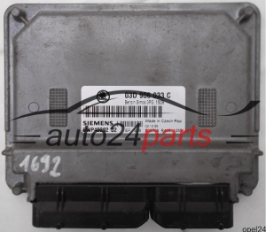 MOTORSTEUERGERÄT ECU STEUERGERÄT SKODA FABIA 1.2 03D906033C, 03D 906 033 C, SIEMENS 5WP40292 02, BENZIN SIMOS 3PG 1509 