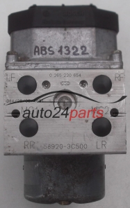 BOMBA HIDRAULICA Y CENTRALITA ABS HYUNDAI KIA BOSCH 0 265 220 654, 0265220654, 58920-3C500, 589203C500, 0 273 004 617, 0273004617
