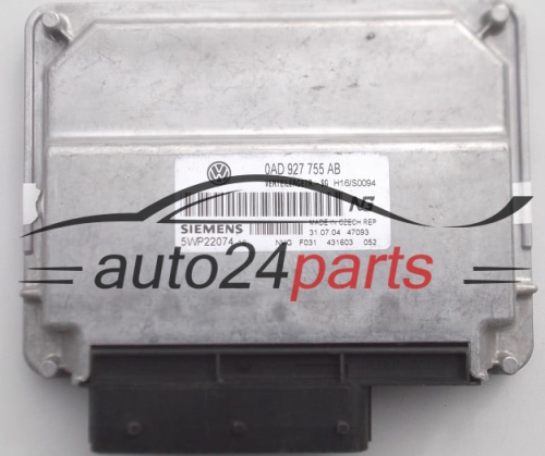 BOITE DE VITESSES AUTOMATIQUE VW VOLKSWAGEN TOUAREG 0AD927755AB, 0AD 927 755 AB, 5WP22074 