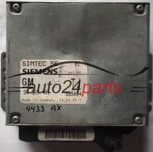 MOTORSTEUERGERÄT ECU STEUERGERAT OPEL VECTRA 2.0 X20XEV 90506401 SIEMENS 5WK9065, 5WK9 065, SIEMENS SIMTEC 56 TJ 90 506 401