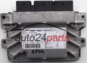 KOMPUTER STEROWNIK SILNIKA FORD FIESTA BV61 12A650 AA02, BV6112A650AA02, B7033375, 5012542, EMS2204 - 6744