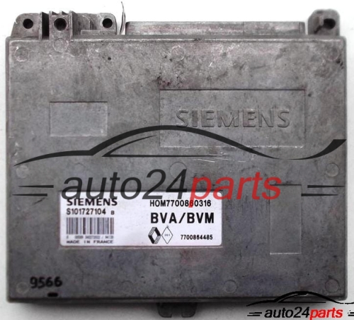 CALCULATEUR MOTEUR RENAULT LAGUNA 2.0 SIEMENS S101727104 B, HOM7700860316, 7700864485 
