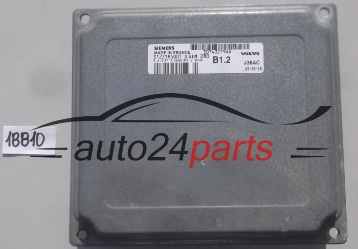 KOMPUTER STEROWNIK VOLVO S40 V50 S122185001 D, S122185001D, SIM280