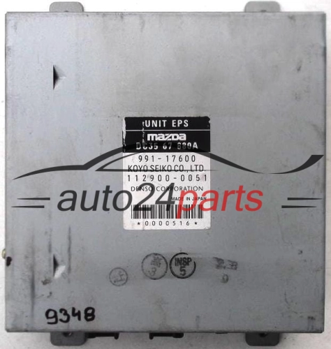 KOMPUTER STEROWNIK SILNIKA MAZDA DEMIO 1.5, 991-17600, 99117600, 112900-0051, 1129000051, DC35 67 880A, DC3567880A