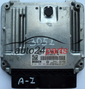 CALCULATEUR MOTEUR VW VOLKSWAGEN GOLF 1.6 FSI 03C906056CG, 03C 906 056 CG, BOSCH 0261S02183, 0 261 S02 183, BENZIN MED9.5.10 7964, 1039S12228