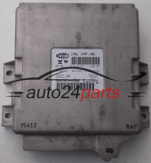 KOMPUTER STEROWNIK SILNIKA CITROEN XANTIA PEUGEOT 406 2.1 9629244680 E, 16313.144,16313144, MAGNETI MARELLI IAW 1AP.40, IAW1AP40