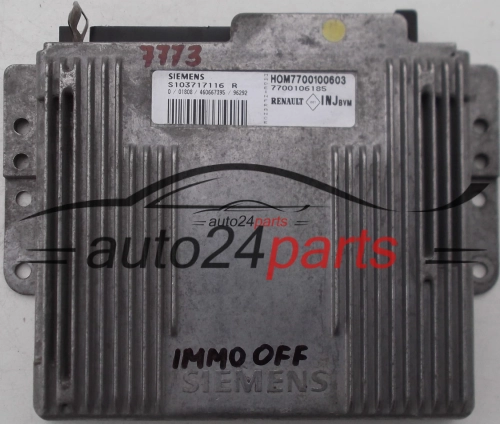 RENAULT LAGUNA 2 1.9 DCI, S103717116 R, S103717116R, HOM7700100603, 7700106185