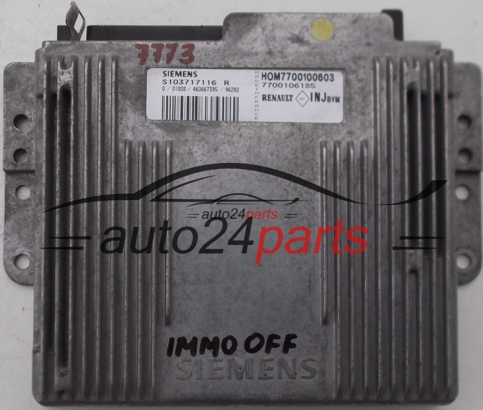 RENAULT LAGUNA 2 1.9 DCI, S103717116 R, S103717116R, HOM7700100603, 7700106185