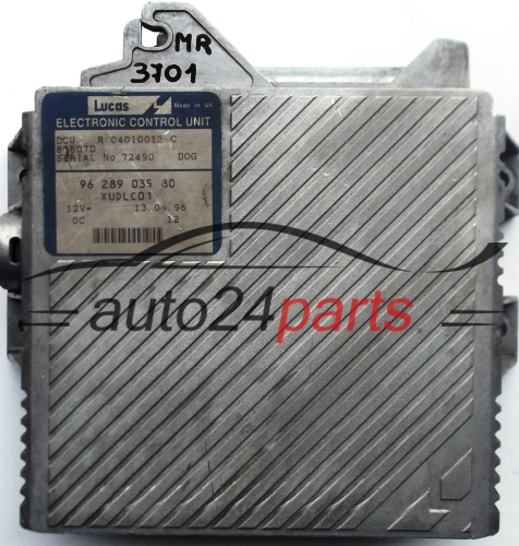 MOTORSTEUERGERÄT ECU STEUERGERAT PEUGEOT 806 CITROEN EVASION FIAT ULYSSE 2.1 TD LUCAS DCU R04010013C, R 04010013 C, 9628903580, 96 289 035 80 XUDLC01