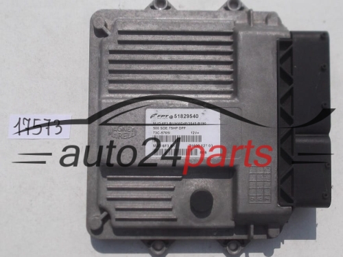 KOMPUTER STEROWNIK SILNIKA FIAT 500 1.3 MJD 6F3.B1, MJD6F3B1, 51829540