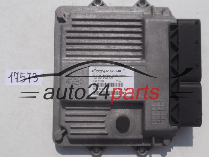 KOMPUTER STEROWNIK SILNIKA FIAT 500 1.3 MJD 6F3.B1, MJD6F3B1, 51829540
