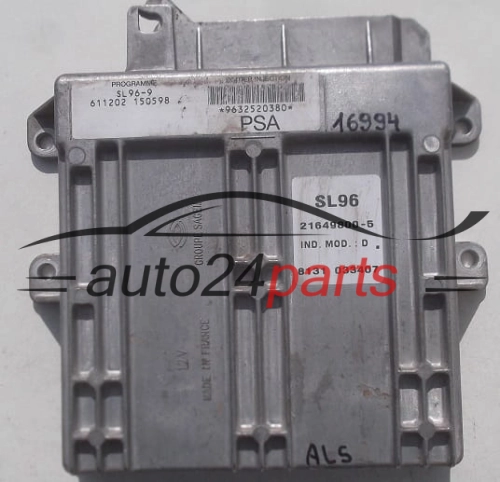 KOMPUTER STEROWNIK SILNIKA CITROEN PEUGEOT 1.4 SAGEM 21649800-5