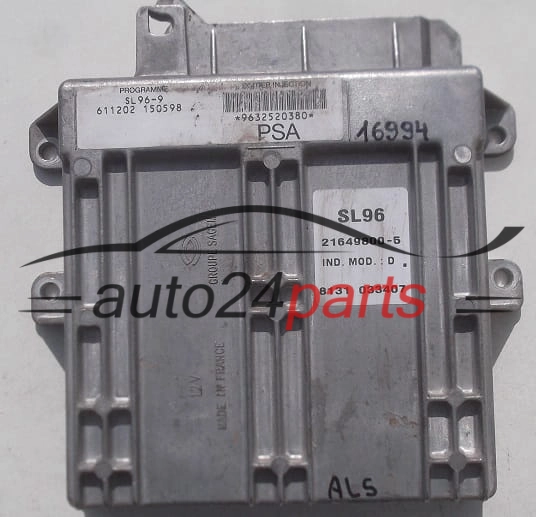 KOMPUTER STEROWNIK SILNIKA CITROEN PEUGEOT 1.4 SAGEM 21649800-5